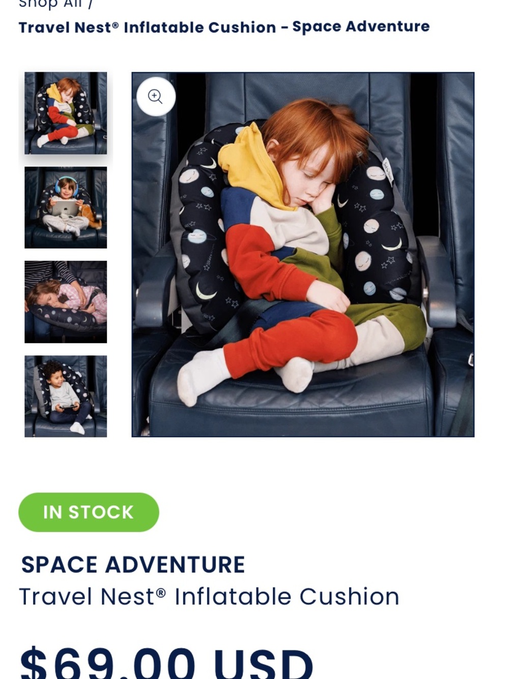 Seat Sleep Travel Nest - Picture 2 of 3